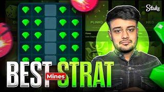 I MADE BEST MINES STRATEGY ON STAKE  LOW BALANCE STRATEGY Stake