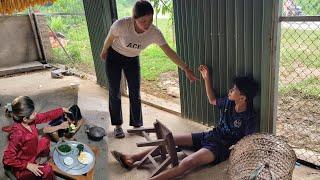 weeding shelling corn cooking rice. At mealtime rice soaked in tears  Stepchild life