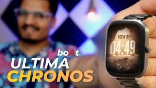 Boat Ultima Chronos Smartwatch  1.96 AMOLED  Single Chip Calling  Price 2799   Boat Coin 