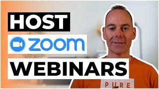 Zoom Webinar Tutorial How To Host A Webinar With Zoom