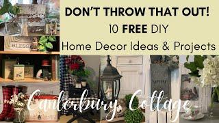 10 FREE DIY Decor Ideas to Refresh Your Home Using Trash and Things You Already Have