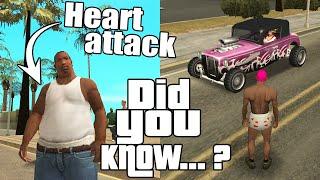 GTA San Andreas Secrets and Facts 41 How To Get Hotknife Easter Eggs Heart Attack Cheetah