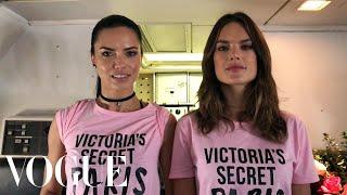 Victoria’s Secret Angels Present Airline Safety with Adriana Lima Alessandra Ambrosio and More