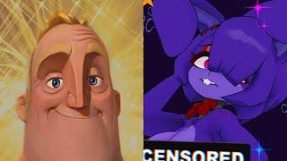 Mr Incredible Becoming Uncanny Bonnie x Foxy FULL  FNAF Animation