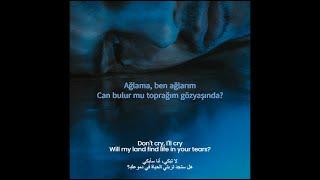 Ağlama ben ağlarım - Can Ozan Lyrics Video  لا تبكي أنا سأبكي مترجمة