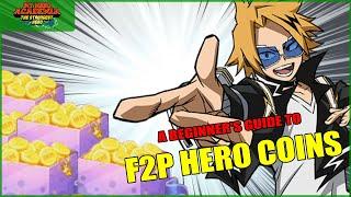 A F2P Beginners Guide to Earning More Hero Coins  MHA The Strongest Hero