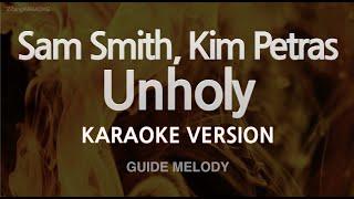 Sam Smith Kim Petras-Unholy Melody Karaoke Version