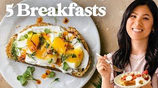 5 Easy BREAKFAST IDEAS To Keep on Repeat