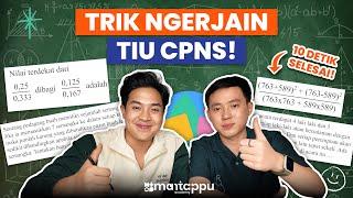 TRIK CEPAT NGERJAIN SOAL TIU CPNS 2024 10 DETIK SELESAI JEROME POLIN & BILLYKUR