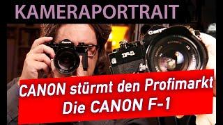   Analoge Fotografie Canon stürmt den Profimarkt  Die F1 im Portrait