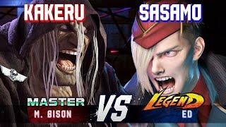 SF6 ▰ KAKERU M.Bison vs SASAMO Ed ▰ High Level Gameplay