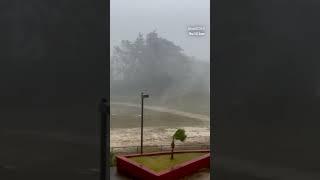 Typhoon Mawar batters U.S. territory of Guam. #shorts