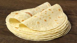 Best Ever Homemade Flour Tortillas  SO SOFT  How to Make Tortillas At Home Recipe