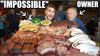 88 YEAR OLD OWNER SAID ID FAIL THIS NEVER BEATEN TEXAS BBQ CHALLENGE  Joel Hansen