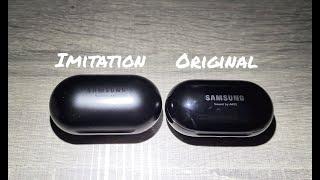 Original vs Fake Samsung Galaxy Buds+ detailed comparison