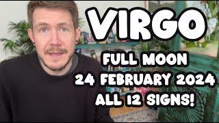 Full Moon in Virgo 24 February 2024  All 12 Signs ️ Your Horoscope with Gregory Scott