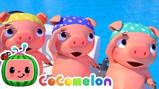 Three Little Pigs Pirate Version CoComelon Animal Time  Animals for Kids