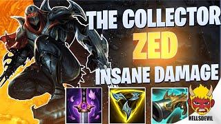 WILD RIFT  COLLECTOR ZED = INSANE DAMAGE  Challenger Zed Gameplay  Guide & Build