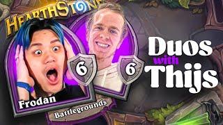 I Tried the New Duo Mode vs Pros in Battlegrounds Ft.Thijs