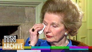 ITN Exclusive Margaret Thatchers Dramatic First Interview After Being Ousted From Power 1991