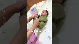 RAHASIA BAYI 3 BULAN SUDAH BISA TENGKURAP MANDIRI #bayiku #stimulasi #tengkurap #bayi3bulan #edukasi