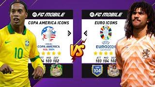 COPA AMERICA ICONS vs EURO ICONS - FC MOBILE