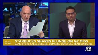 Starbucks CEO on Q2 miss Didnt communicate the value we provide in a more aggressive manner