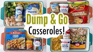 DUMP & GO CASSEROLES  7 Super Quick & EASY Casserole Dinner Recipes Julia Pacheco