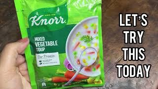 Knorr soup  Mixed vegetable soup  Instant soup  Knorr soup recipe