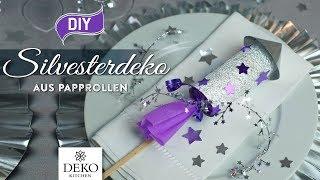 DIY lustige Silvesterdeko-Raketen selbermachen How to Deko Kitchen