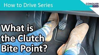 What is the clutch bite point? How to find it and use it without stalling.