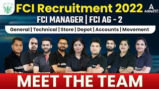 FCI Recruitment 2022  FCI Manager  General  Technical  Store  Meet The Team By Adda247