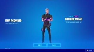 HOW TO GET SHADOW MIDAS SKIN IN FORTNITE