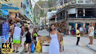  4K  One-Hour Walk in El Nido Palawan The Best Island in the World  Philippines