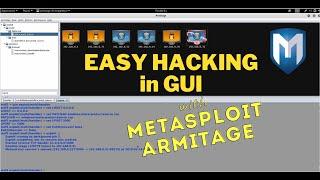 Easy Hacking and Penetration test in GUI with Kali Metasploit Armitage -  a Complete Tutorial