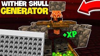 Fast Wither Skull Farm Minecraft Bedrock 1.21 2024