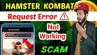 Hamster kombat request error Hamster kombat request error unable to get account info Hamster error