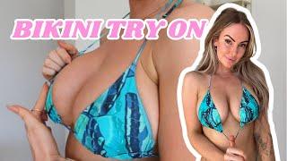 BIKINI try on haul for ONLYFANS content day 
