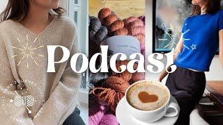 Knitting Podcast - Paul sweater feels right tee summer lee faded shorties leftover city cowl….