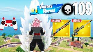 109 Elimination Solo Vs Squads Gameplay Wins NEW Fortnite Chapter 5 PS4 Controller