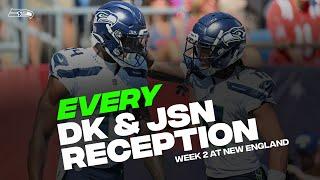 Every DK Metcalf & Jaxon Smith-Njigba Reception From Week 2 Win vs. Patriots