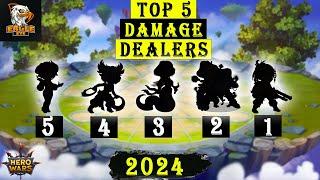 Top 5 Best Damage DealersDPS For 2024  Hero Wars Mobile Alliance