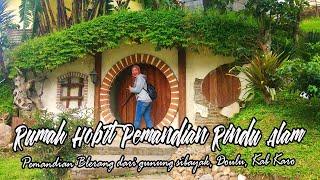 Rumah Hobbit di Pemandian Belerang Rindu Alam Berastagi