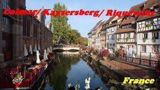 Colmar  Kaysersberg  Riquewihr  France.