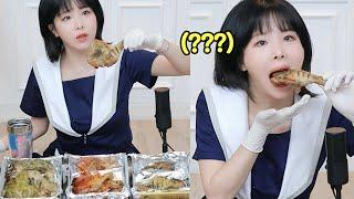 BBQ치킨 먹다가 화가났어요 치본스테이크 먹방ㅣ이설 Mukbang Eating Show