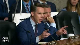 WATCH Sen. Hawley questions acting Secret Service director on Trump rally shooting probe