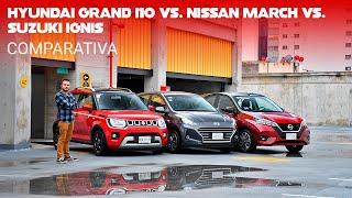 Nissan March vs. Suzuki Ignis vs. Hyundai Grand i10 comparativa en México ¿Cuál es mejor?