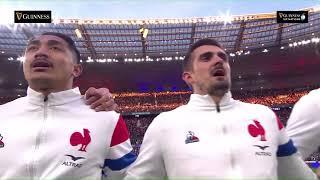 Rousing rendition of La Marseillaise at Stade de France  Guinness Six Nations 2022