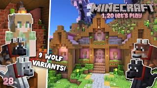 I Collected EVERY Wolf Variant in Survival Minecraft   Lets Play Ep 28