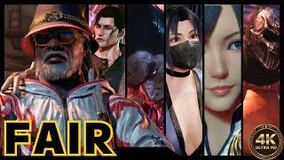 Tekken 8 REPLAY FairTop-tier LEROY VS Confronts 5 Character 4K ULTRA HD 60FPS